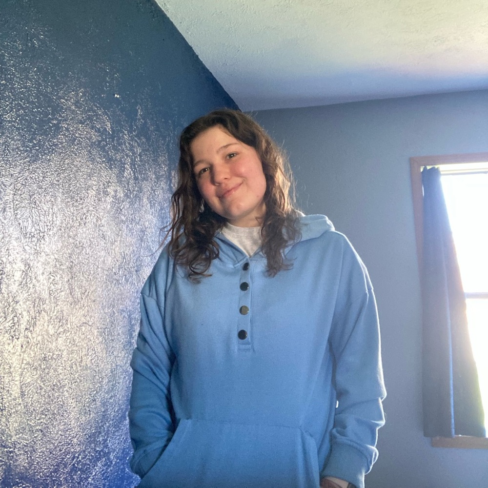 Pastel Blue Hoodie